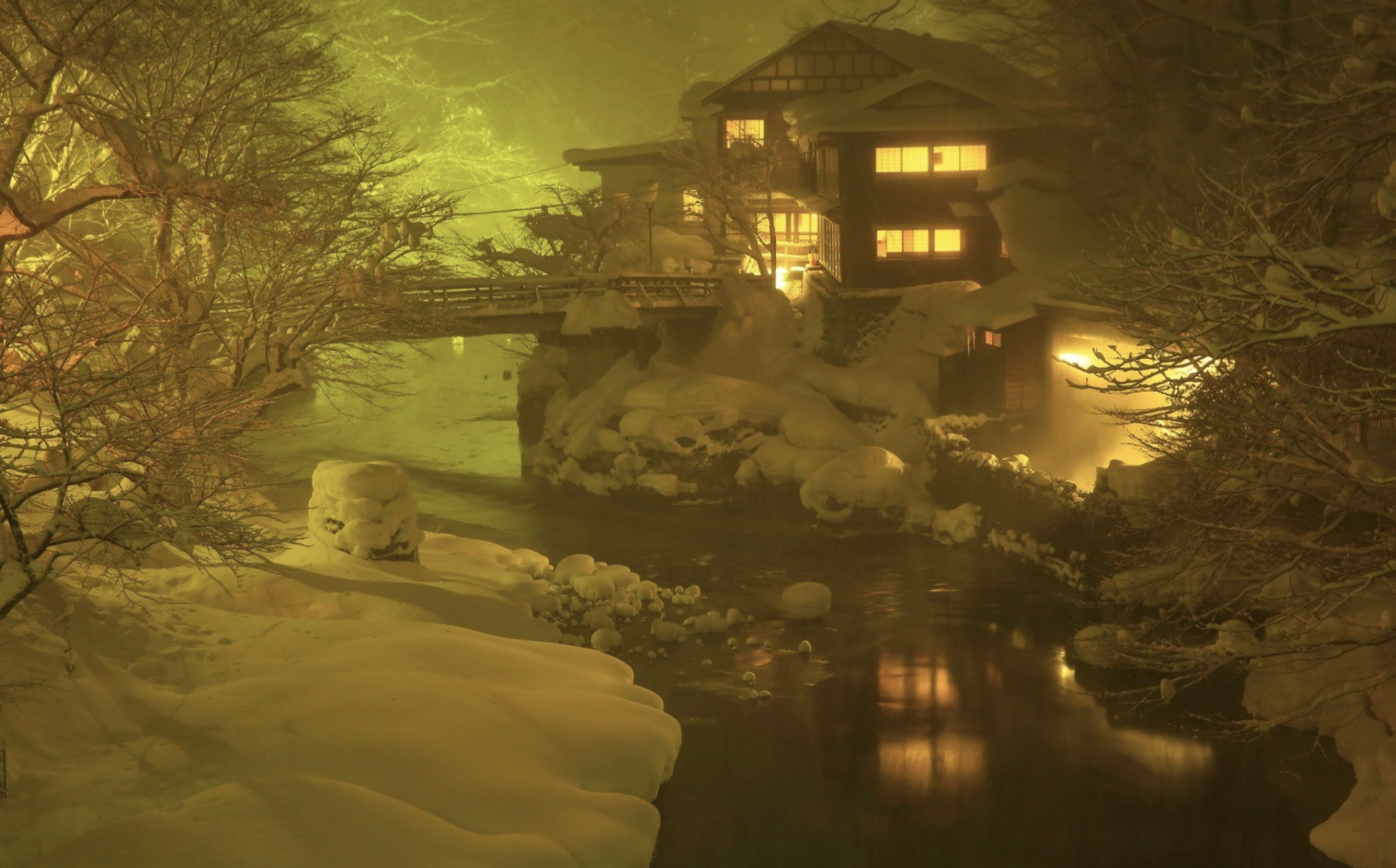 Onsen in Tohoku.